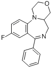 1,2,4,4a-Tetrahydro-9-fluor-7-phenyl-5H(1,4)oxazino(4,3-a)(1,4)benzodi azepin [German] CAS#: 75017-27-5