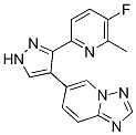 [1,2,4]Triazolo[1,5-a]pyridine, 6-[3-(5-fluoro-6-Methyl-2-pyridinyl)-1H-pyrazol-4-yl]- CAS#: 746667-44-7