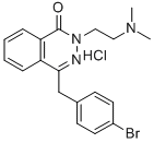1(2H)-Phthalazinone, 4-(p-bromobenzyl)-2-(2-(dimethylamino)ethyl)-, hy drochloride CAS#: 73972-91-5
