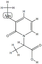 1(2H)-Pyridineaceticacid,3-methoxy-alpha-methyl-2-oxo-(9CI) CAS#: 716362-20-8