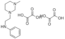 1(2H)-Pyrimidineethanamine, tetrahydro-3-methyl-N-phenyl-, ethanedioat e (1:2) CAS#: 77869-59-1