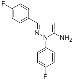 1,3-BIS(4-FLUOROPHENYL)-1H-PYRAZOL-5-AMINE CAS#: 72411-57-5