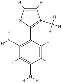1,3-Benzenediamine,4-(3-methyl-2-thienyl)-(9CI) CAS#: 791776-14-2