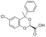 1,3-Benzodioxan-2-carboxylic acid, 6-chloro-4-methyl-4-phenyl-, (E)- CAS#: 74271-49-1