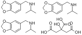 1,3-Benzodioxole-5-methanamine, N-(1-methylethyl)-, 2-hydroxy-1,2,3-pr opanetricarboxylate (3:1) CAS#: 72156-44-6