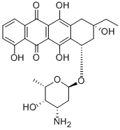 13-Deoxocarminomycin CAS#: 76034-18-9