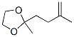 1,3-Dioxolane,  2-methyl-2-(3-methyl-3-butenyl)-  (7CI,9CI) CAS#: 75508-46-2