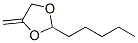1,3-Dioxolane,  4-methylene-2-pentyl- CAS#: 79033-12-8