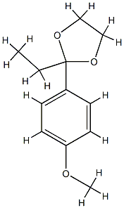 1,3-Dioxolane,2-ethyl-2-(4-methoxyphenyl)-(9CI) CAS#: 777063-45-3