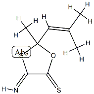 1,3-Oxathiolane-5-thione,4-imino-2-methyl-2-(2-methyl-1-propenyl)-(9CI) CAS#: 792138-85-3