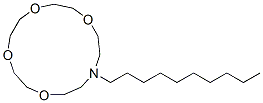 13-decyl-1,4,7,10-tetraoxa-13-azacyclopentadecane CAS#: 75006-55-2