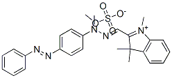 1,3,3-trimethyl-2-[[methyl[4-(phenylazo)phenyl]hydrazono]methyl]-3H-indolium methyl sulphate CAS#: 73019-04-2