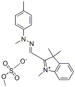 1,3,3-trimethyl-2-[[methyl(p-tolyl)hydrazono]methyl]-3H-indolium methyl sulphate CAS#: 73019-09-7