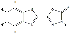 1,3,4-Oxadiazol-2(3H)-one,5-(2-benzothiazolyl)-(9CI) CAS#: 78620-21-0