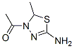 1,3,4-Thiadiazol-2-amine, 4-acetyl-4,5-dihydro-5-methyl- (9CI) CAS#: 72926-03-5