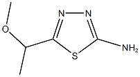 1,3,4-Thiadiazol-2-amine,  5-(1-methoxyethyl)- CAS#: 79885-43-1
