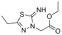 1,3,4-Thiadiazole-3(2H)-aceticacid,5-ethyl-2-imino-,ethylester(9CI) CAS#: 737717-44-1