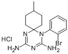 1,3,5-Triazaspiro(5.5)undeca-2,4-diene, 1-(2-bromophenyl)-2,4-diamino- 9-methyl-, hydrochloride CAS#: 73940-96-2