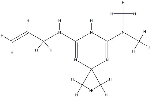 1,3,5-Triazine-2,4-diamine,1,6-dihydro-N,N,6,6-tetramethyl-N-2-propenyl-(9CI) CAS#: 792897-92-8