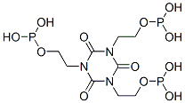 1,3,5-Tris[2-[(dihydroxyphosphino)oxy]ethyl]-1,3,5-triazine-2,4,6(1H,3H,5H)-trione CAS#: 73649-86-2