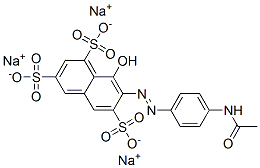 1,3,6-Naphthalenetrisulfonic acid, 7-[[4-(acetylamino)phenyl]azo]-8-hydroxy-, trisodium salt CAS#: 74499-56-2