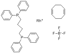 [1,4-BIS(DIPHENYLPHOSPHINO)BUTANE](1,5-CYCLOOCTADIENE)RHODIUM(I) TETRA-FLUOROBORATE CAS#: 79255-71-3