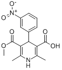 1,4-Dihydro-2,6-dimethyl-4-(3-nitrophenyl)-3,5-pyridinedicarboxylic Acid 3-Methyl Ester CAS#: 74936-72-4