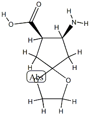 1,4-Dioxaspiro[4.4]nonane-7-carboxylicacid,8-amino-,(7R,8S)-rel-(9CI) CAS#: 750567-88-5