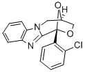 1,4-Epoxy-1H,3H-(1,4)oxazepino(4,3-a)benzimidazole, 4,5-dihydro-1-(2-c hlorophenyl)- CAS#: 76099-05-3
