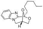 1,4-Epoxy-1H,3H-(1,4)oxazepino(4,3-a)benzimidazole, 4,5-dihydro-1-hexy l- CAS#: 76099-00-8