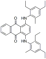 1,4-bis[(2,4-diethyl-6-methylphenyl)amino]anthraquinone CAS#: 79817-56-4