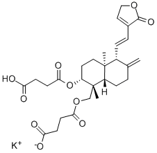 14-deoxy-11,12-didehydroandrographolide 3,19-disuccinate CAS#: 76958-99-1