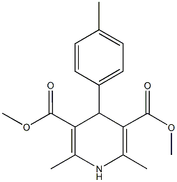 1,4-dihydro-2,6-dimethyl-4-(4-methylphenyl)-3,5-pyridinedicarboxylic acid dimethyl ester CAS#: 73257-48-4