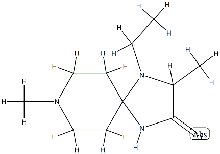 1,4,8-Triazaspiro[4.5]decan-2-one,4-ethyl-3,8-dimethyl-(9CI) CAS#: 792872-06-1