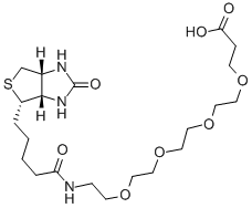 15-[D(+)-BIOTINYLAMINO]-4,7,10,13-TETRAOXAPENTADECANOIC ACID CAS#: 721431-18-1