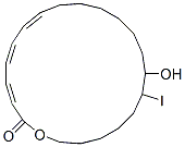 15-iodo-14-hydroxyeicosatrienoic acid, omega lactone CAS#: 78000-90-5
