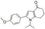 1,5,6,7-Tetrahydro-1-isopropyl-2-(p-methoxyphenyl)-4H-indol-4-one CAS#: 76410-26-9