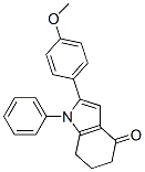 1,5,6,7-Tetrahydro-2-(p-methoxyphenyl)-1-phenyl-4H-indol-4-one CAS#: 76410-25-8