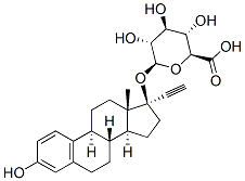 17 alpha-ethynylestradiol-17 beta-D-glucopyranosiduronic acid CAS#: 75803-39-3