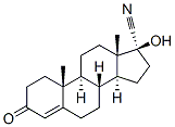 (17alpha)-17-hydroxy-3-oxoandrost-4-ene-17-carbonitrile CAS#: 77881-13-1