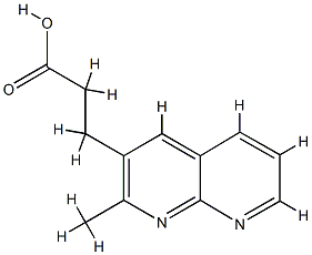 1,8-Naphthyridine-3-propanoicacid,2-methyl-(9CI) CAS#: 781610-24-0