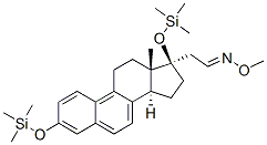 19-Norpregna-1,3,5,7,9-pentaen-21-al, 3,17-bis[(trimethylsilyl)oxy]-,  O-methyloxime, (17alpha)- CAS#: 74299-04-0