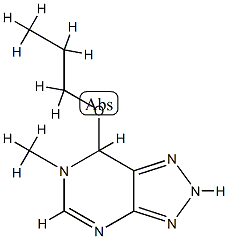 1H-1,2,3-Triazolo[4,5-d]pyrimidine,6,7-dihydro-6-methyl-7-propoxy-(9CI) CAS#: 740750-70-3