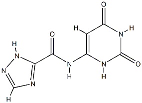1H-1,2,4-Triazole-3-carboxamide,N-(1,2,3,6-tetrahydro-2,6-dioxo-4-pyrimidinyl)-(9CI) CAS#: 709018-26-8
