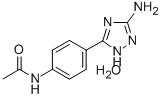 1H-1,2,4-Triazole, 5-(p-acetamidophenyl)-3-amino-, hydrate CAS#: 73953-88-5