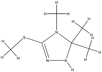 1H-1,2,4-Triazole,4,5-dihydro-4,5,5-trimethyl-3-(methylthio)-(9CI) CAS#: 745761-69-7