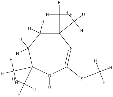 1H-1,3-Diazepine,4,5,6,7-tetrahydro-4,4,7,7-tetramethyl-2-(methylthio)-(9CI) CAS#: 775243-51-1