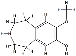 1H-3-Benzazepin-7-ol,2,3,4,5-tetrahydro-8-methoxy-(9CI) CAS#: 750508-67-9