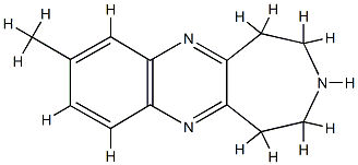1H-Azepino[4,5-b]quinoxaline,2,3,4,5-tetrahydro-8-methyl-(9CI) CAS#: 778520-60-8