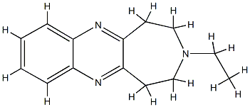 1H-Azepino[4,5-b]quinoxaline,3-ethyl-2,3,4,5-tetrahydro-(9CI) CAS#: 773000-00-3